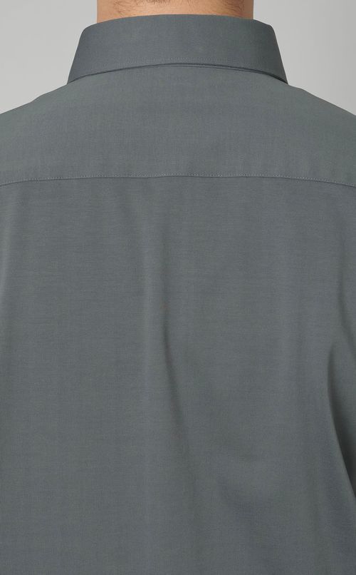 ストラクチャーニットシャツ