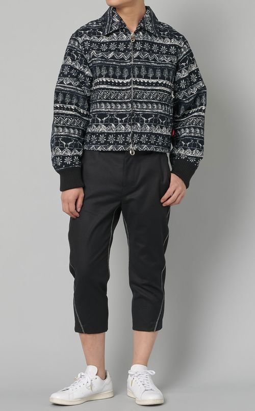 グラフィックジップブルゾン