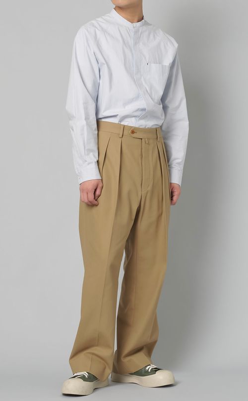 カツラギ2タックワイドパンツ