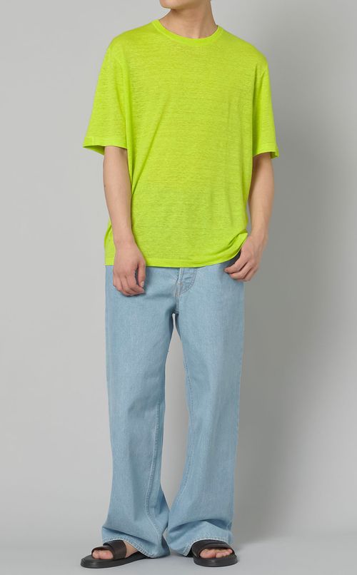 クルーネックニットT