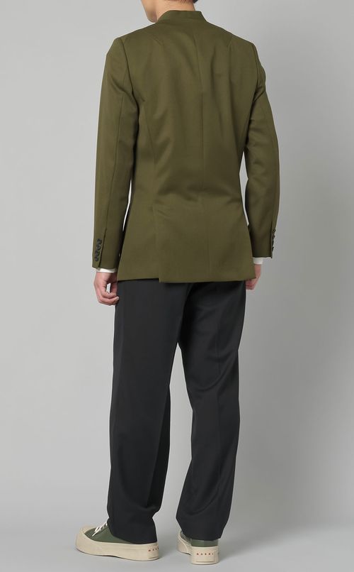 ウールツイルボタンドジャケット