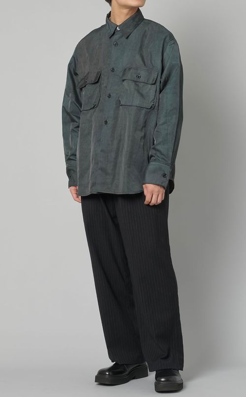 フロウイングダイヒズワークシャツ