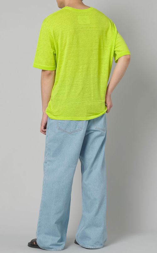 クルーネックニットT