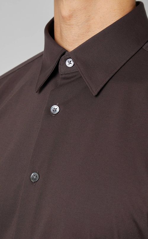 ストラクチャーニットシャツ