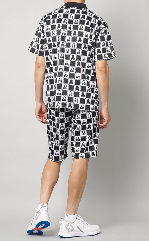 【手洗い可】チェックポロシャツ