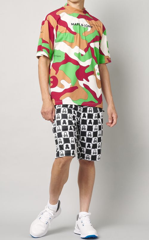 【手洗い可】モックネックTシャツ