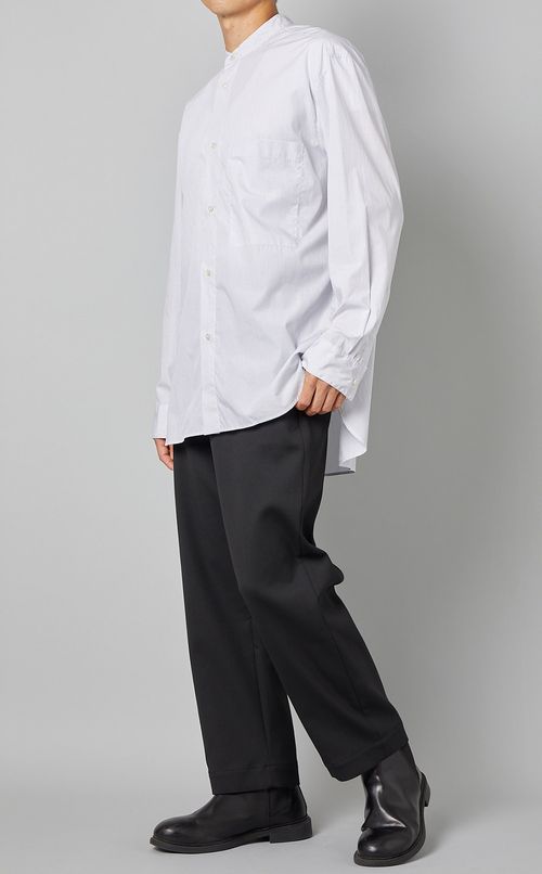 ポリヴィスコーステーパードパンツ