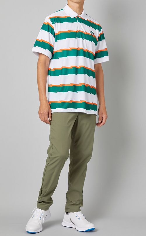 【手洗い可】ボーダーポロシャツ