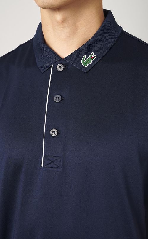 ラペルモチーフポロシャツ