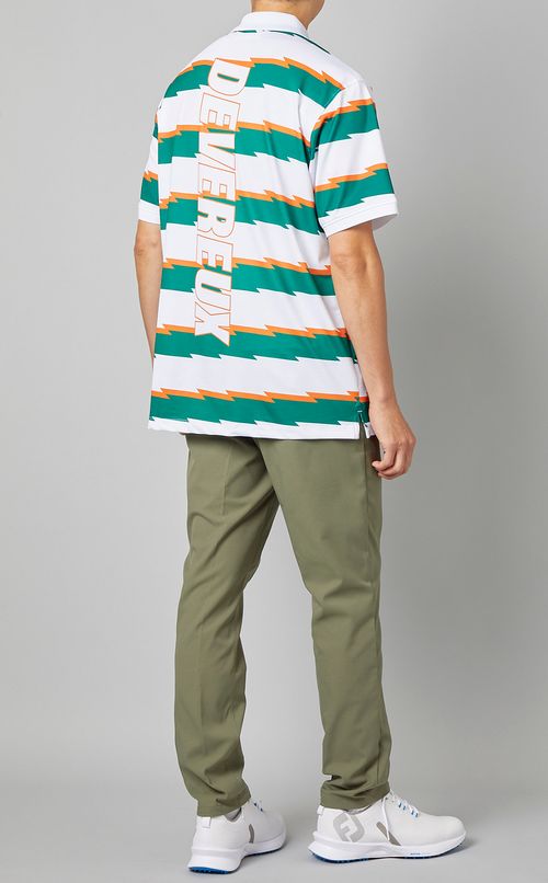 【手洗い可】ボーダーポロシャツ