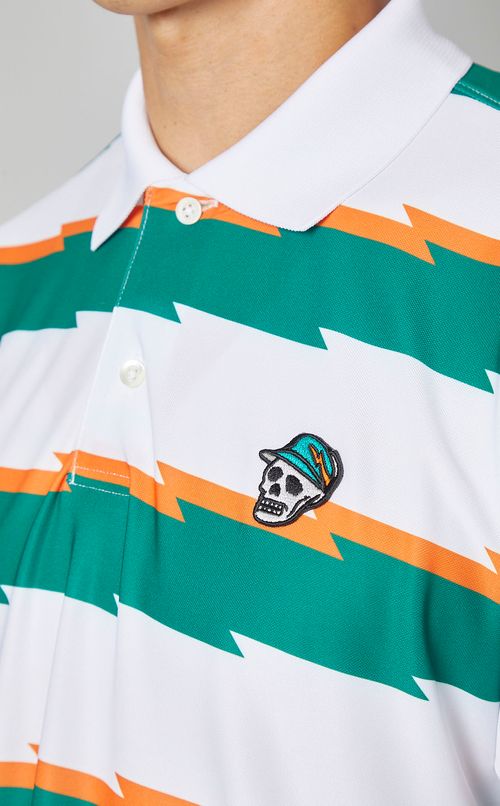 【手洗い可】ボーダーポロシャツ