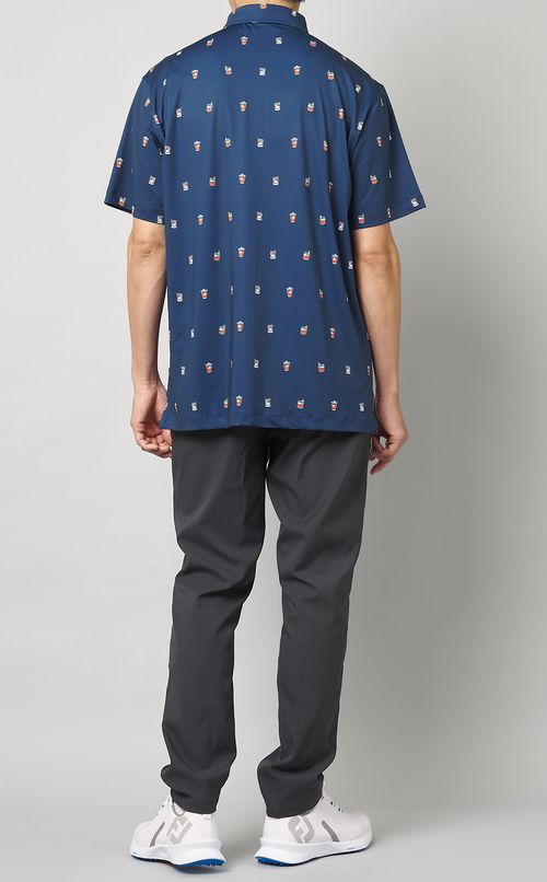 【手洗い可】プリントポロシャツ