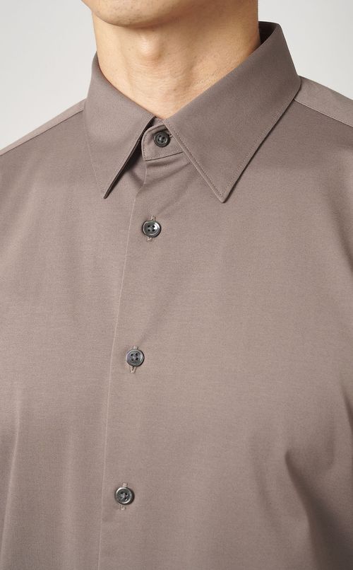 ストラクチャーニットシャツ