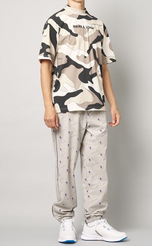 【手洗い可】モックネックTシャツ