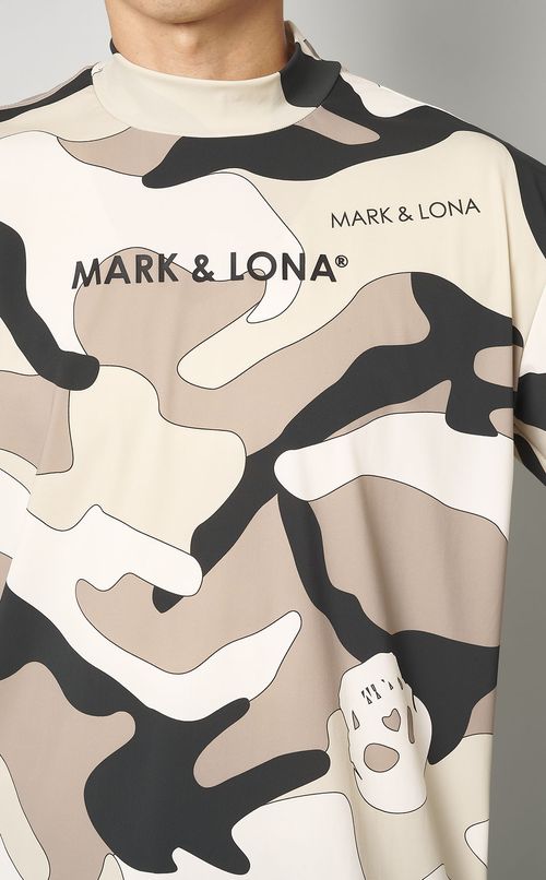 【手洗い可】モックネックTシャツ