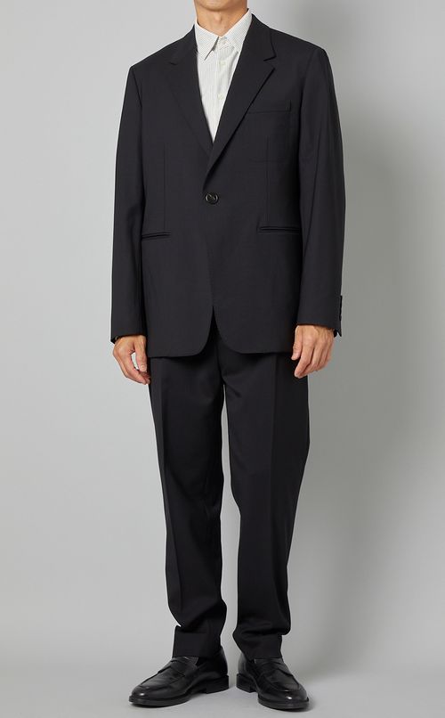 1ボタンボックスジャケット