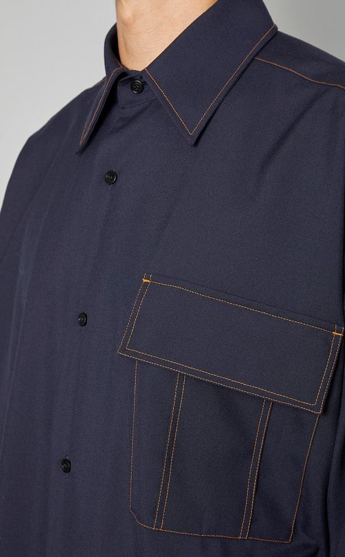 デザインポケットシャツ