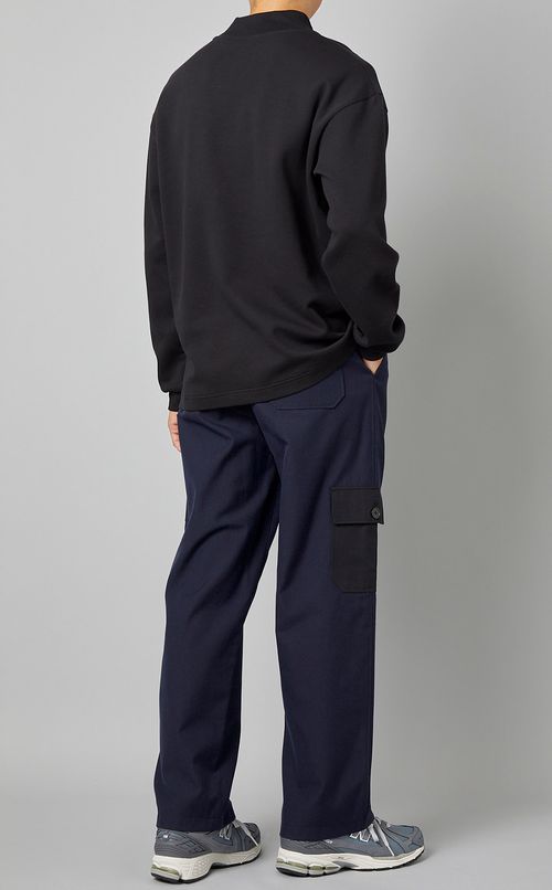 アシンメトリーポケットカーゴパンツ