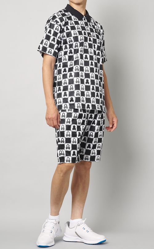 【手洗い可】チェックポロシャツ