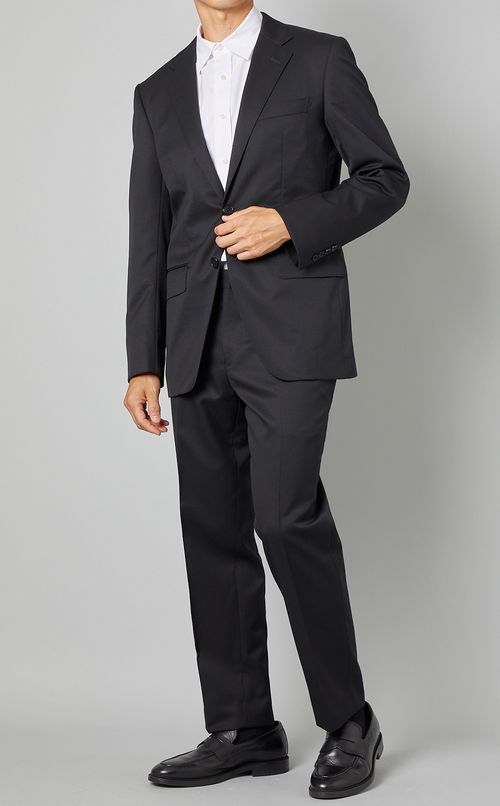 ウールソリッドシングル2Bジャケット