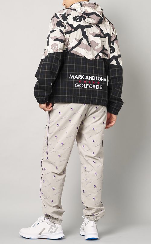 カモフラージュバイカラーブルゾン