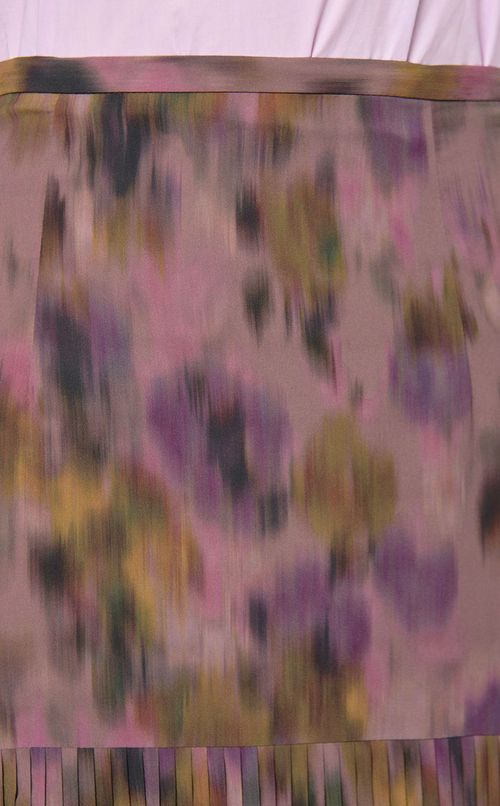 フラワープリントティアードスカート