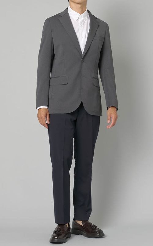 メランジストレッチツイルジャケット