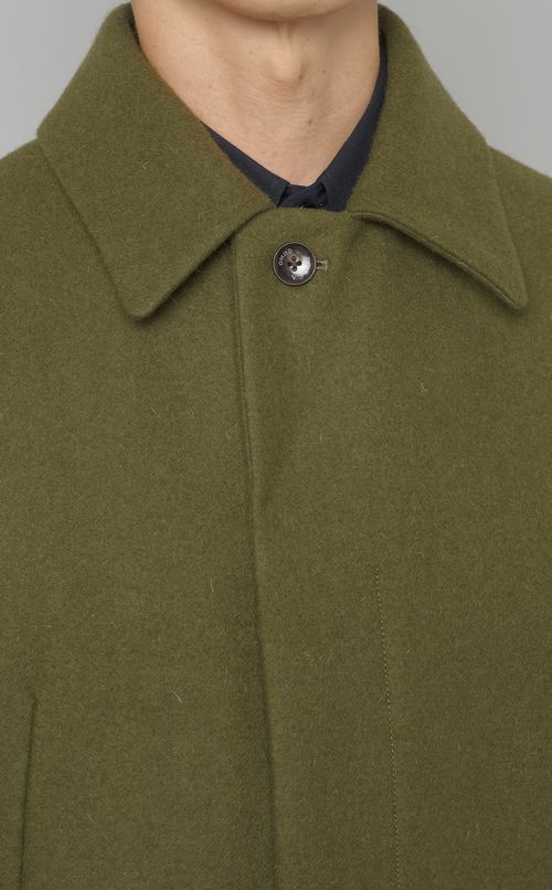 メルトンステンカラーコート