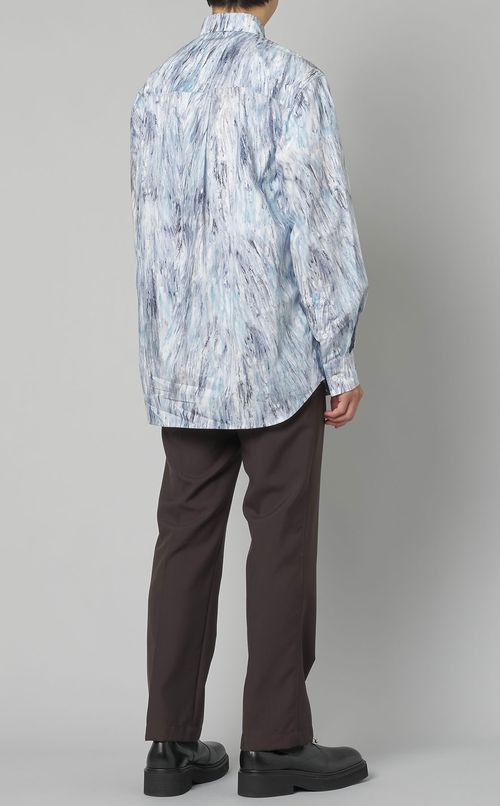 クレヨンポプリンボタンダウンシャツ