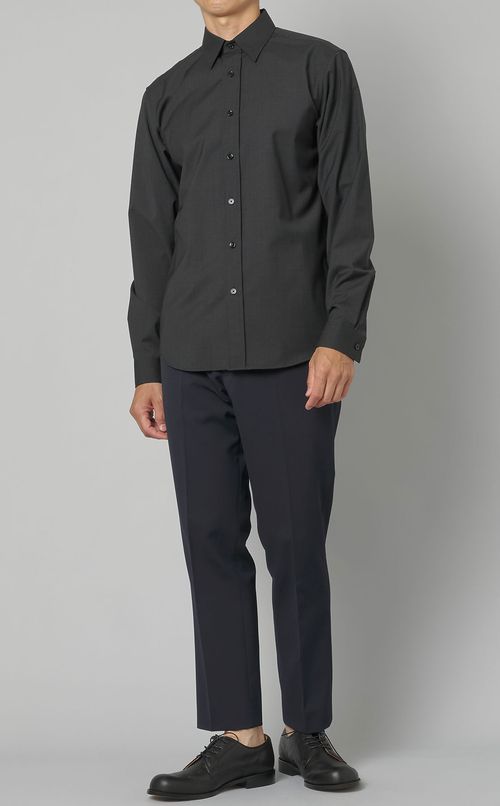 ウールボタンダウンシャツ