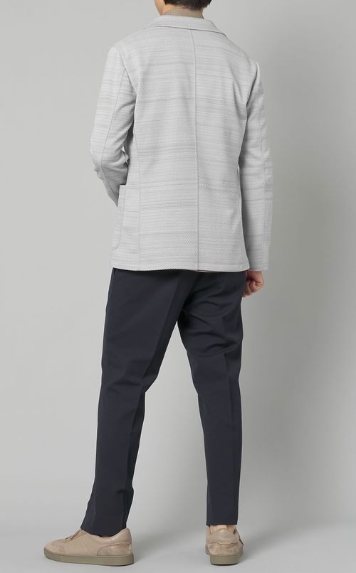 ニット2ボタンジャケット