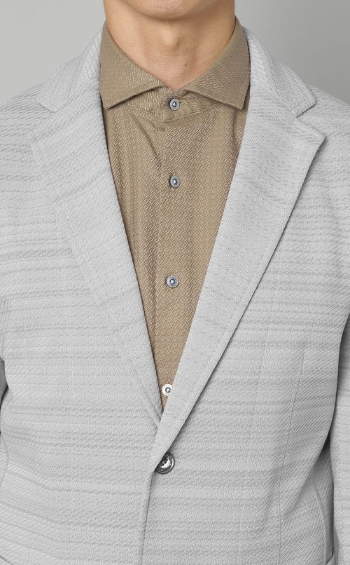 ニット2ボタンジャケット