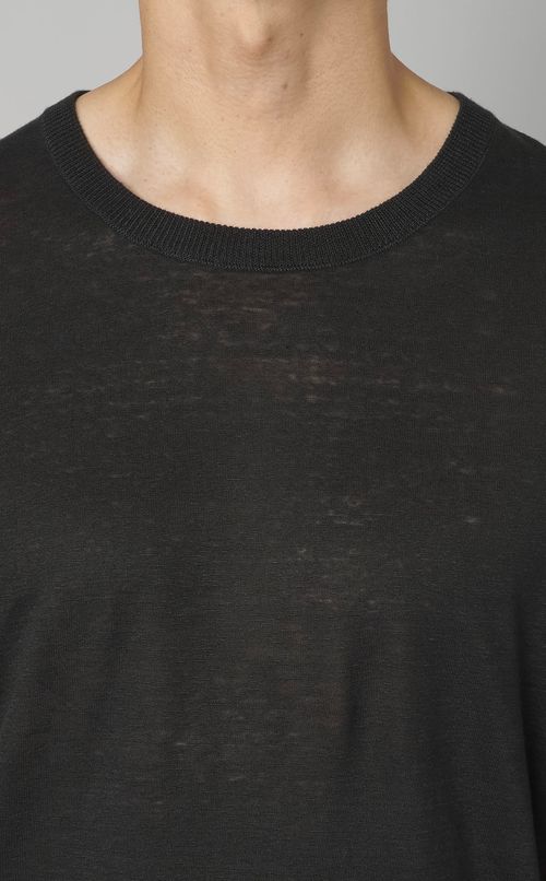 クルーネックニットT