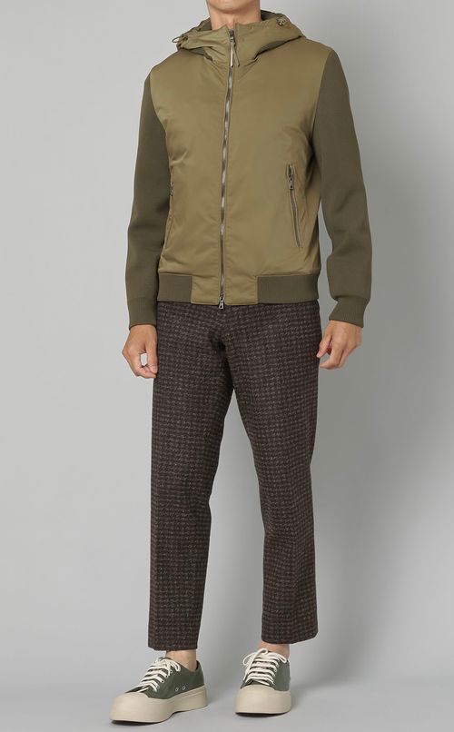 ポリツイルコンビブルゾン