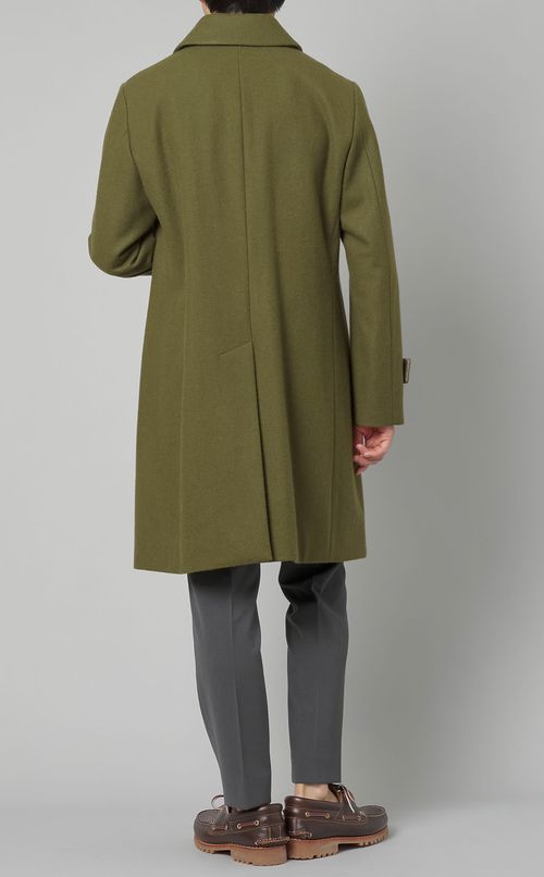 メルトンステンカラーコート