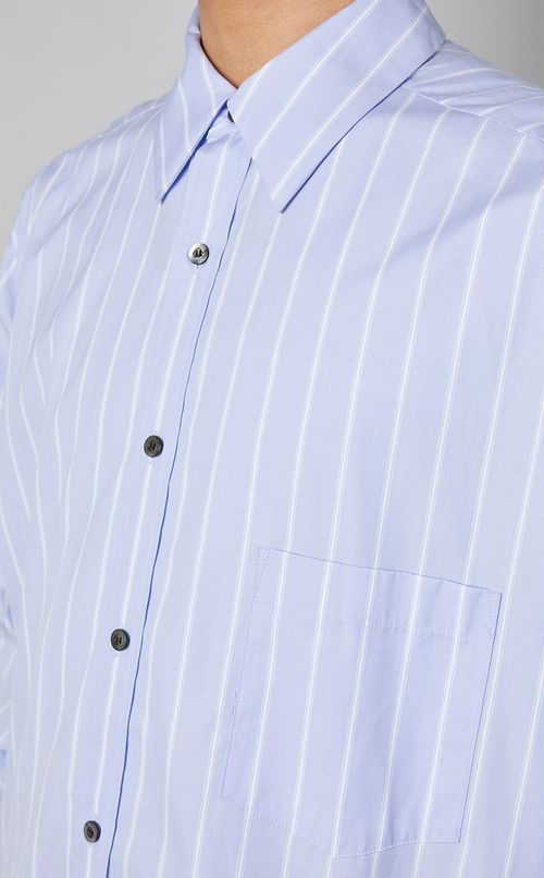 ストライプフルオープンシャツ