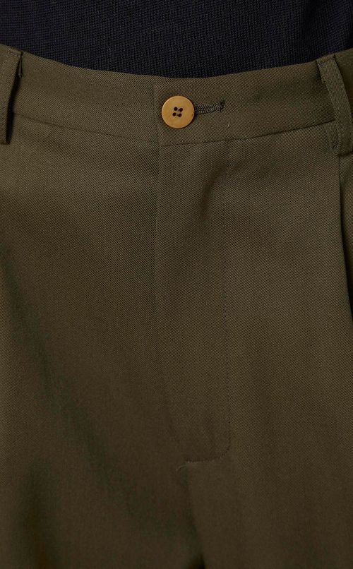 デザインファスナー２タックパンツ