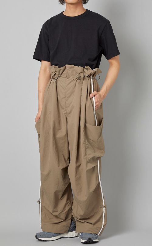 ウエストギャザーワイドパンツ