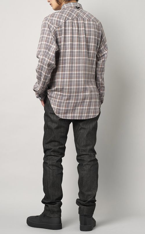 チェックフランネルシャツ