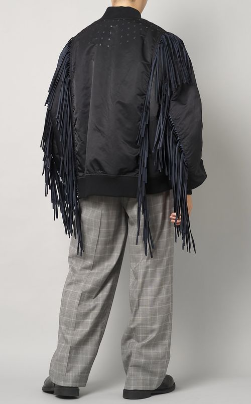 フリンジMA-1ブルゾン