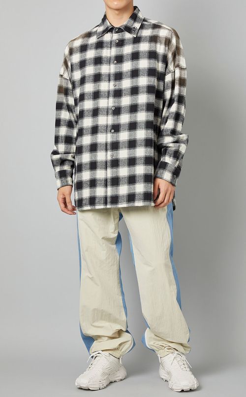 ブロックチェックシャツ