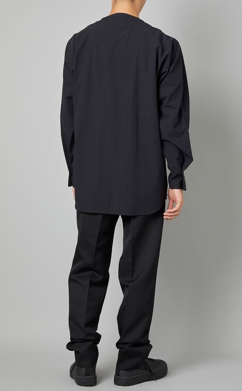 コットンプリーツシャツ