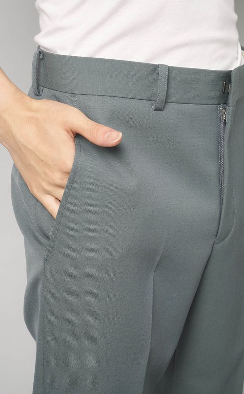 ギャバジンブーツカットパンツ