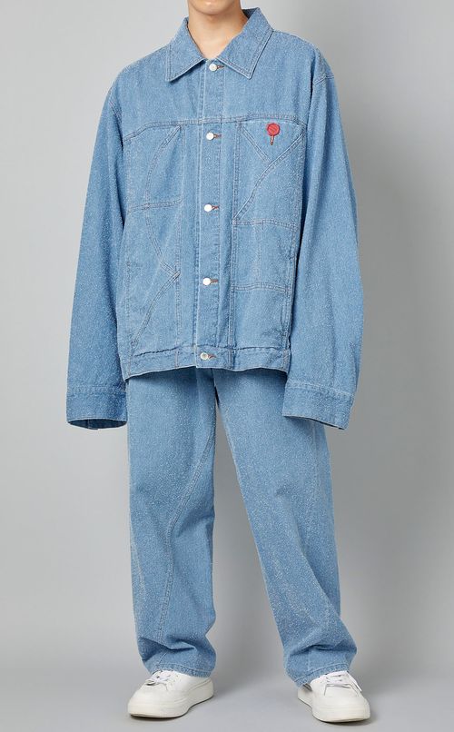 フロストデニムパンツ