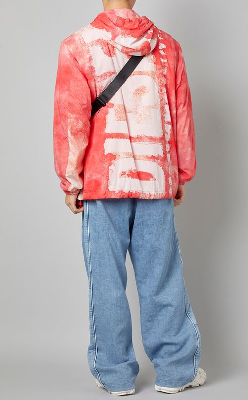 ロゴナイロンパーカー