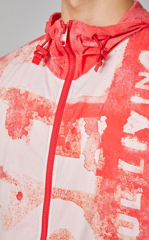 ロゴナイロンパーカー