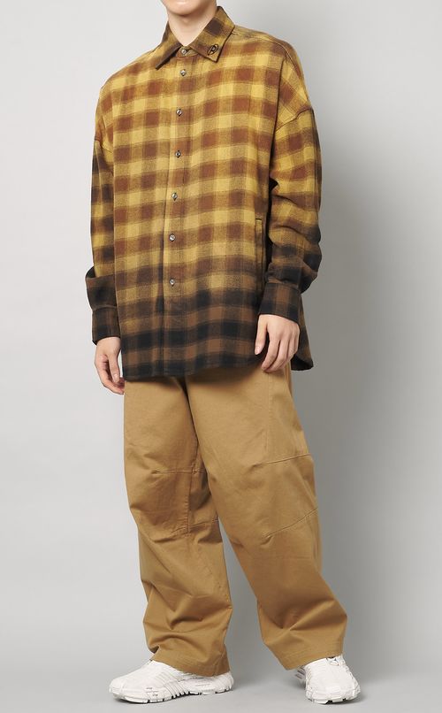 ブロックチェックシャツ