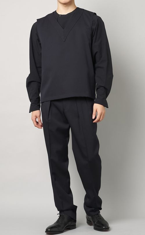 プルオーバーVネックベスト