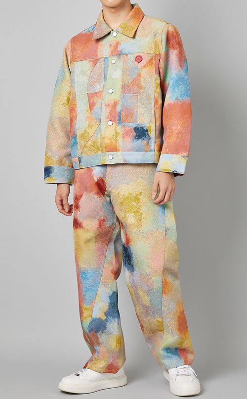 マルチジャカードパンツ