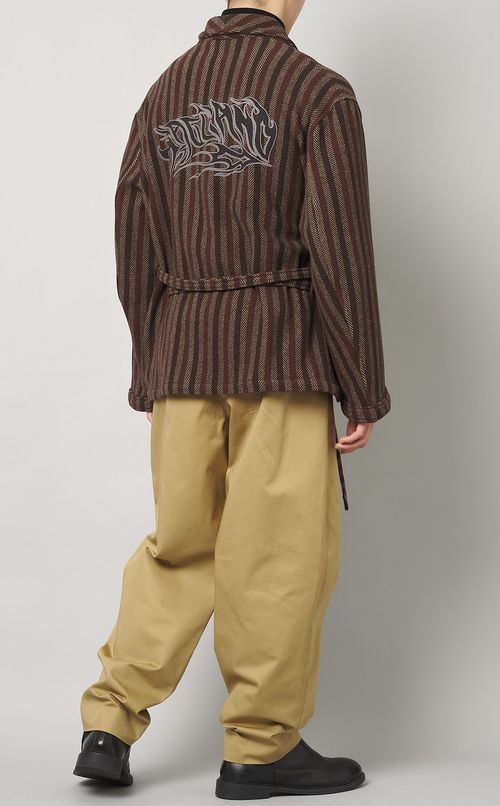 バックロゴパジャマジャケット